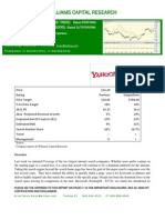 Williams Capital Research: Yahoo! (Nasdaqgs: Yhoo) Google (Nasdaqgs: Goog)