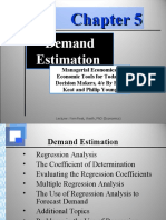 Demand Estimation: Managerial Economics: Economic Tools For Today's Decision Makers, 4/e by Paul Keat and Philip Young