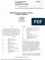 Meanline Performance Prediction of Volutes in Centrifugal Compressors