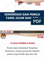 Sesi 1, Demokrasi Dan Pemilu Jurdil