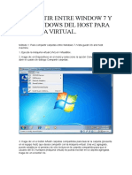 Compartir Entre Window 7 y XP A Windows Del Host para Maquina Virtual