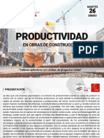 Productividad de Obras de Produccion