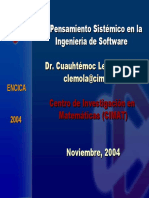 Silo.tips El Pensamiento Sistemico en La Ingenieria de Software Dr Cuauhtemoc Lemus Olalde Centro de Investigacion en Matematicas Cimat