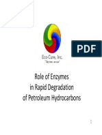 2012 - Role of Enzymes in Rapid Petroleum Degradation - Ecocure