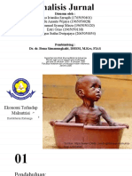 Economic Factors in Malnutrition, DR Bona
