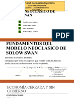 Modelo Neoclásico de Solow Swan: Universidad Nacional de Ingeniería