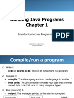 Building Java Programs: Introduction To Java Programming