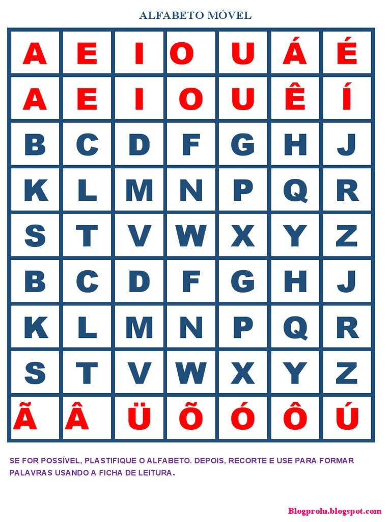 Alfabeto Móvel | PDF