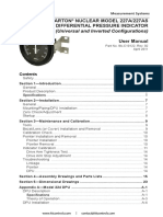 Barton Nuclear Model 227A/227As Differential Pressure Indicator User Manual