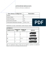 CLASIFICACIÓN DE VEHÍCULOS