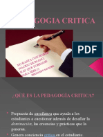 La pedagogía crítica