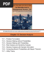 Management Science Chapter 13