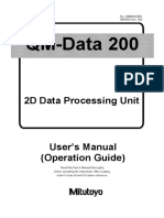 Mitutoyo QM Data 200 Manual Do Utilizador