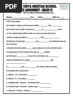 Class 4 Science Question Paper PDF | PDF | Water | Natural Environment