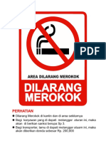 Dilarang Merokok