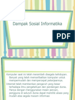 Dampak Sosial Informatika