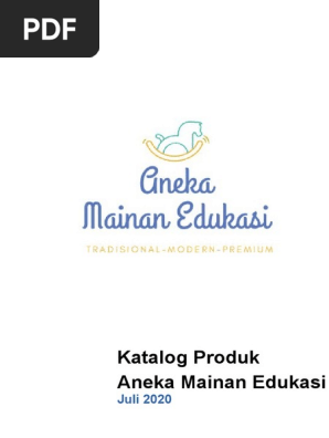 Katalog Aneka Mainan Edukasi Grosir
