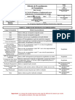 Método de Preenchimento de Formulários: Check List de Máquinas e Equipamento para Movimentação e Levantamento de Cargas