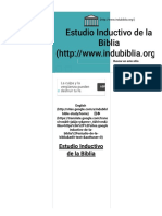 Estudio Biblico Indutivo y Detuctivo