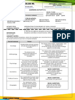 Activity Title: Learning Targets