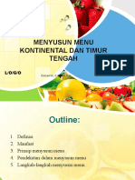 Menyusun Menu Kontinental Dan Timur Tengah