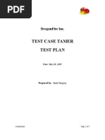 Gregory Test Plan