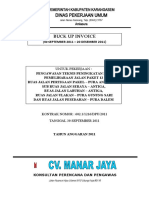 Back Up Invoice Perencanaan Bendung