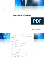 Synthesis of Ethers: DR Toheed Akhter