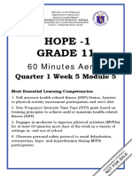 Hope - 1 Grade 11: 60 Minutes Aerobic