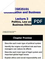 Lecture 03 Politics Law and Ethics
