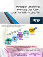 Penerapan Continuity of Dalam Pendidikan Kebidanan: Midwivery Care (Comc)