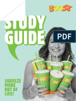 Squeeze More Out of Life With Boost Juice Study Guide