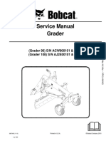 Service Manual Grader: (Grader 96) S/N ACW900101 & Above (Grader 108) S/N AJ2E00101 & Above