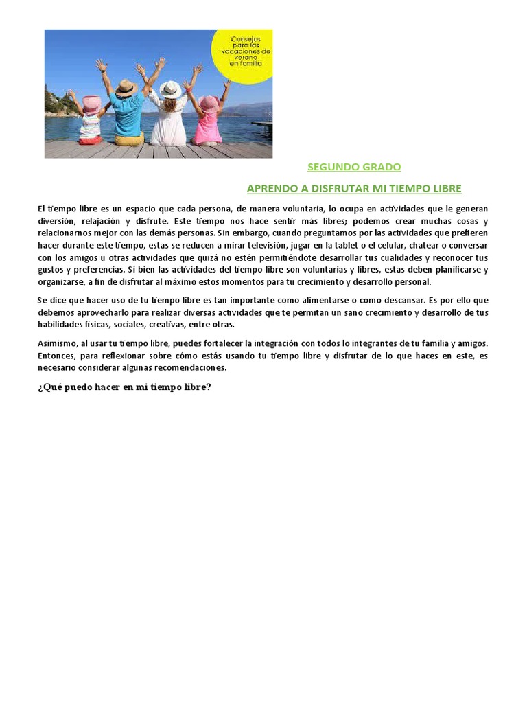 Segundo Grado | PDF | La naturaleza humana | Science
