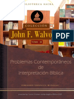 Problemas Contemporáneos de Interpretación Bíblica - John F Walvoord