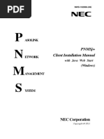 P N M S: PNMSJ+ Client Installation Manual