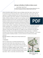 Designing Healing Landscapes in Healthcare Facilities in Indian Scenario