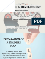 Training Plan MBA FT HR - Sem 3