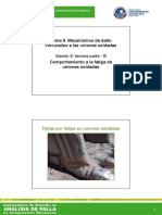 Tema 9. Mecanismos de Daño Vinculados A Las Uniones Soldadas Sesión 9: Tercera Parte B Comportamiento A La Fatiga de Uniones Soldadas