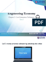 Chapter 3 Cost Estimation Techniques (Pt2)