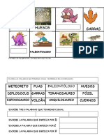 FICHAS VOCABULARIO.2Dinosaurios