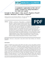 Sociology of Health & Illness Vol. XX No. XX 2016 ISSN 0141-9889, Pp. 1 - 17 Doi: 10.1111/1467-9566.12467