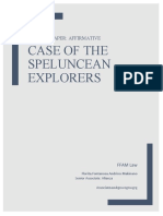 Affirmative Case of the Speluncean Explorers