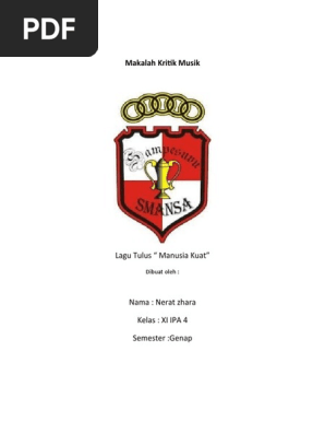 Makalah Kritik Musik