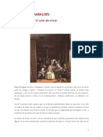 Arte y Psicoanalisis Velazquez El Arte D