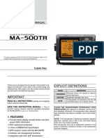 MA-500TR: Instruction Manual