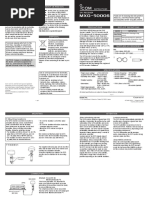 MXG-5000S: FCC Information About Ce and