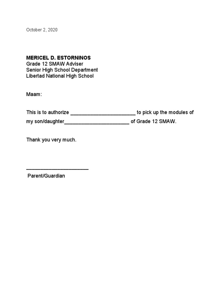 Authorization | PDF
