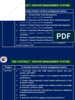 Rde Contract / Archive Management System