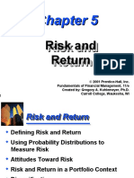 Risk and Return Risk and Return